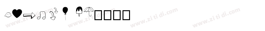 Liorah BT字体转换